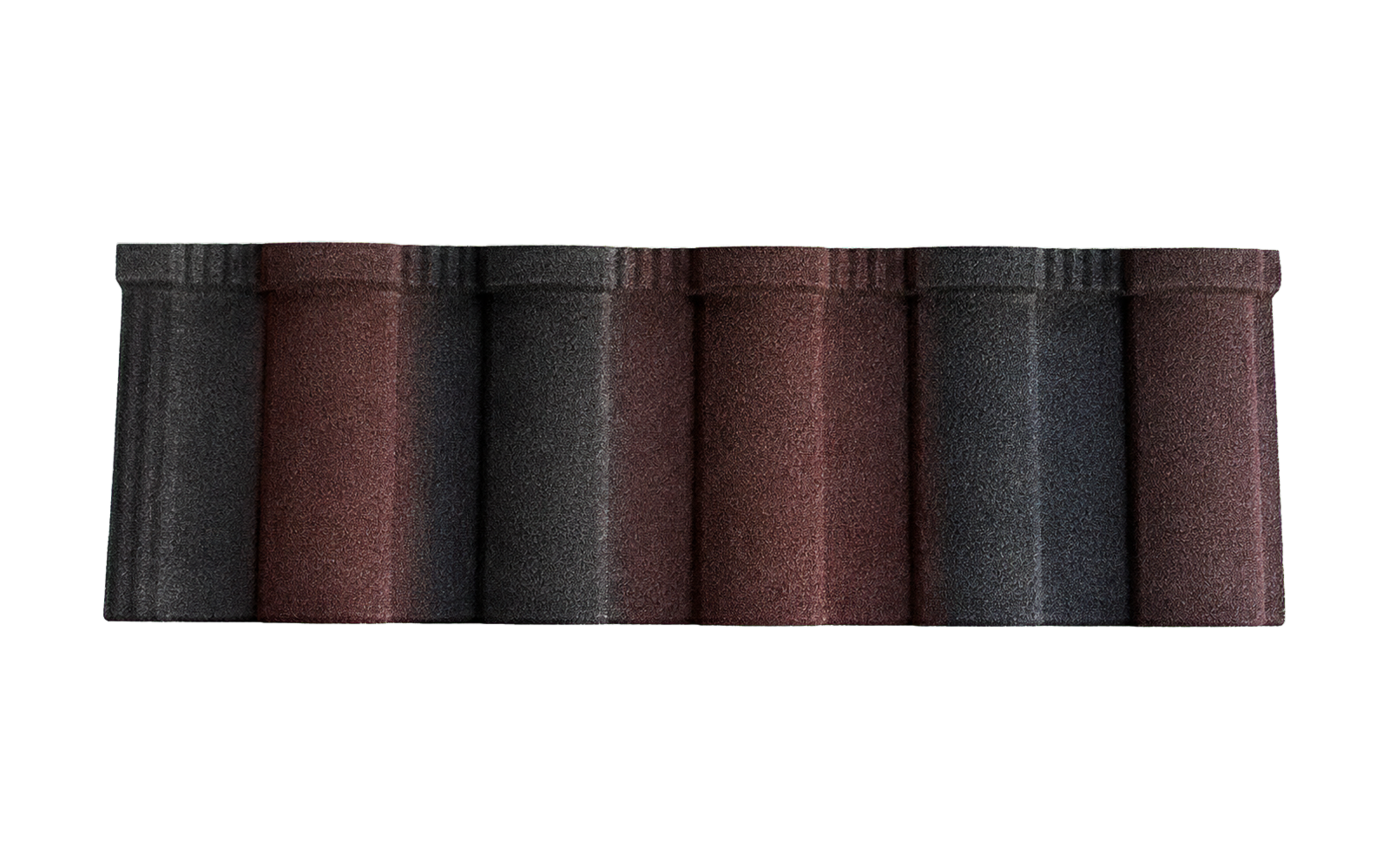 Roman stone-coated roofing profile