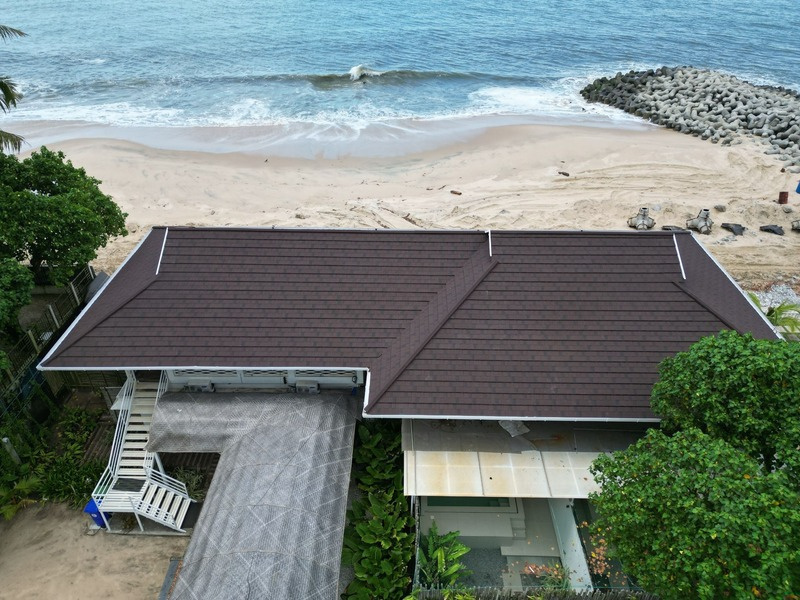 Completed coastal M4S Homes roofing project